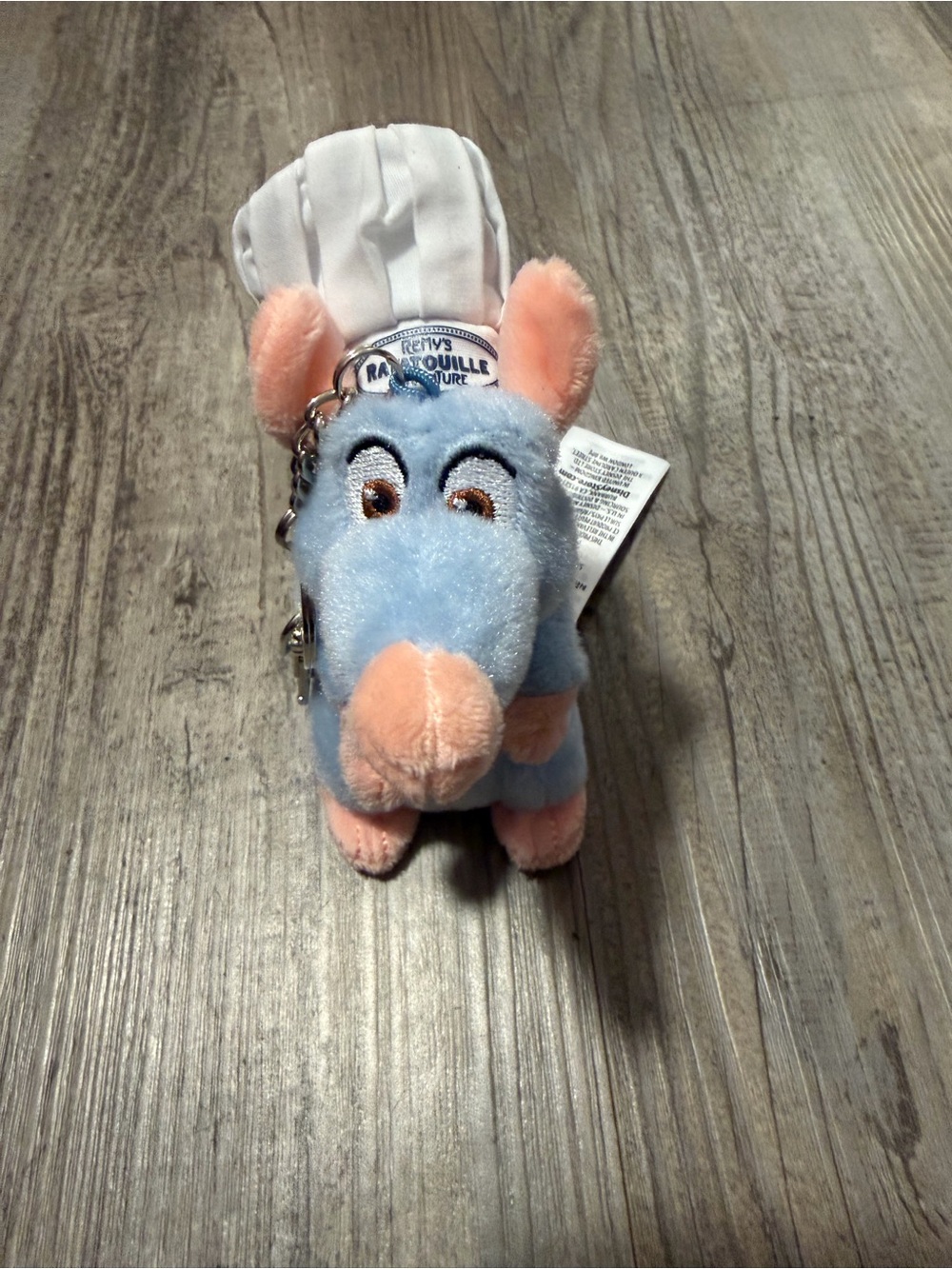 Disney Parks Remy Ratatouille Plush Bag Charm Keychain